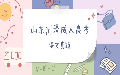 山东成人高考 菏泽成人高考 成人高考真题