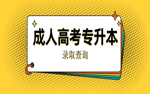 菏泽成人高考 成人高考专升本 成人高考录取查询