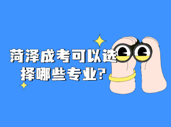 菏泽成考可以选择哪些专业?